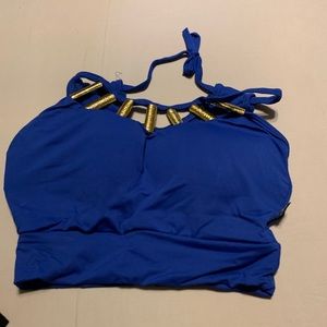 Beautiful blue crop top